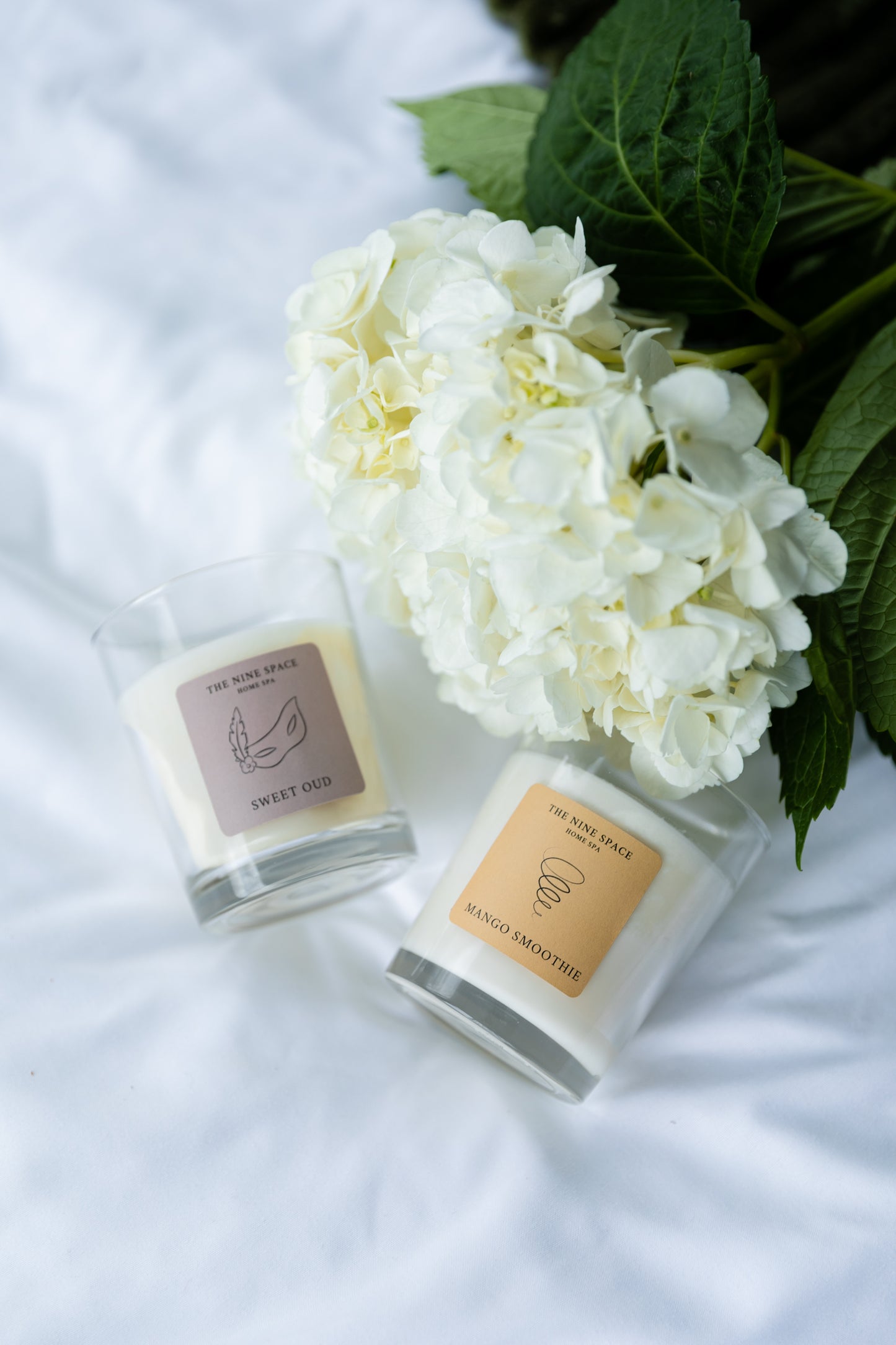 SWEET OUD Kerze - Klarglas mit Holzdocht