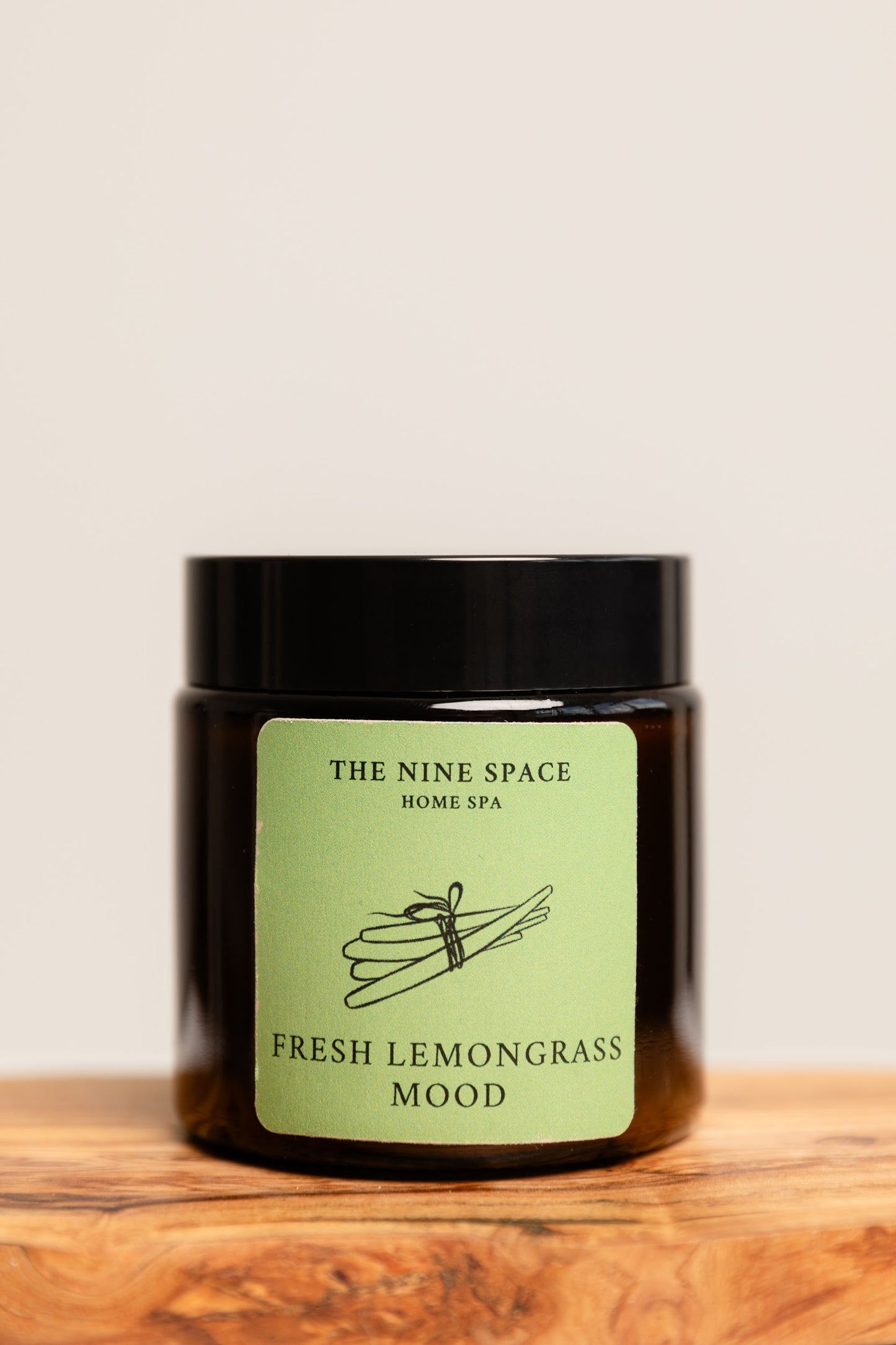 FRESH LEMONGRASS Mood Kerze - Braunglas Mini