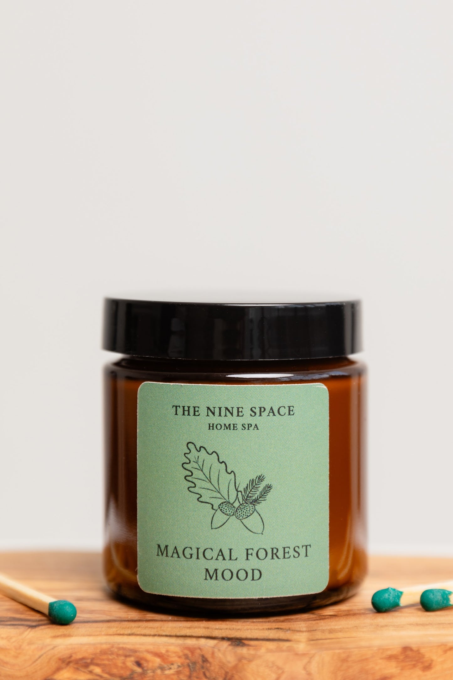 MAGICAL FOREST Mood Kerze - Braunglas Mini