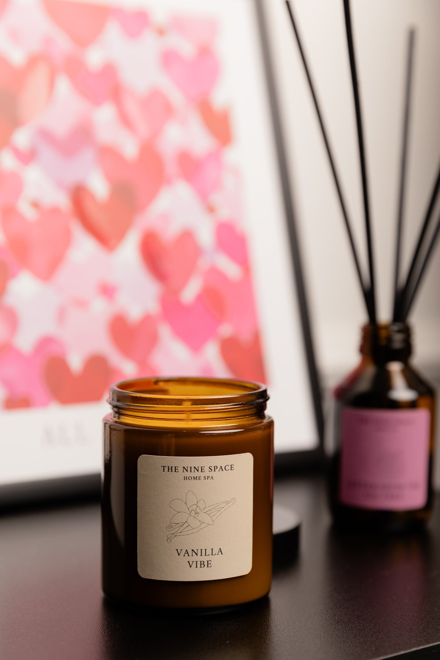 VANILLA Vibe Kerze - Braunglas