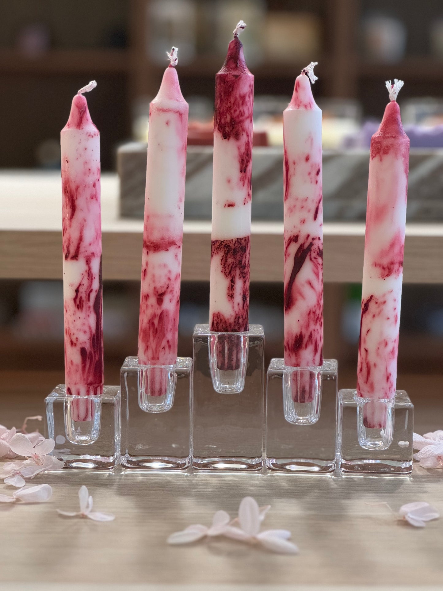 KERZENSTÄNDER Glas