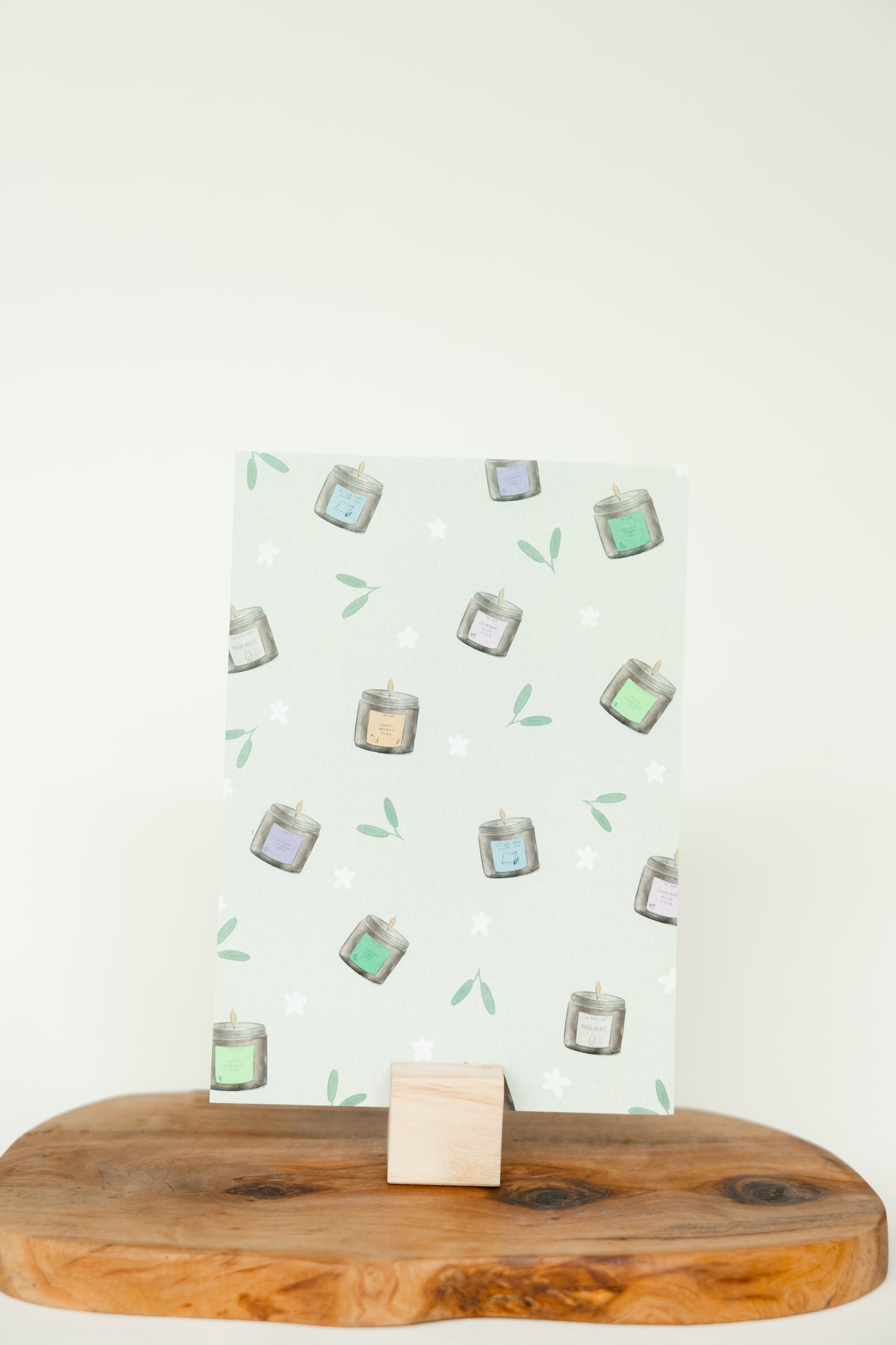 KERZEN Karte – Hochwertige Geschenkkarte mit Kerzen-Motiv