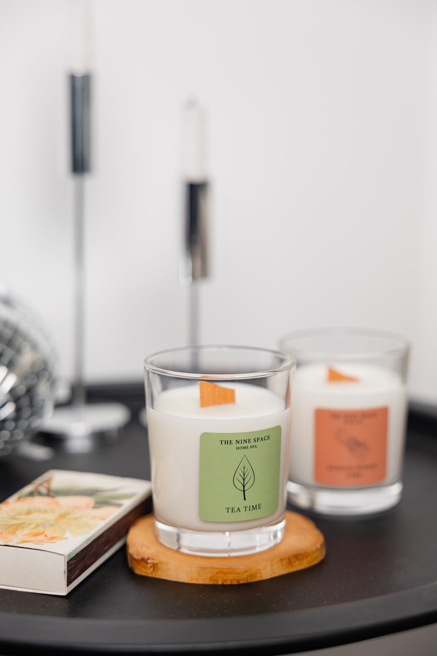 SWEET OUD Kerze - Klarglas mit Holzdocht