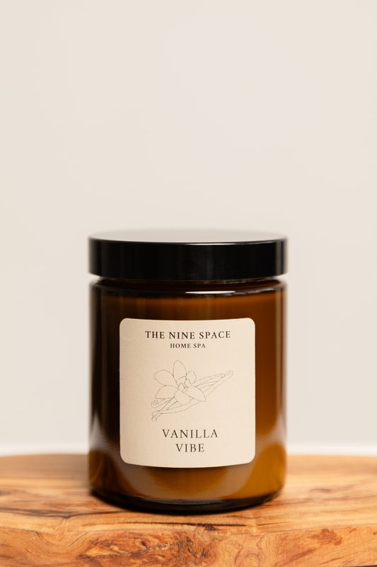 VANILLA Vibe Kerze - Braunglas