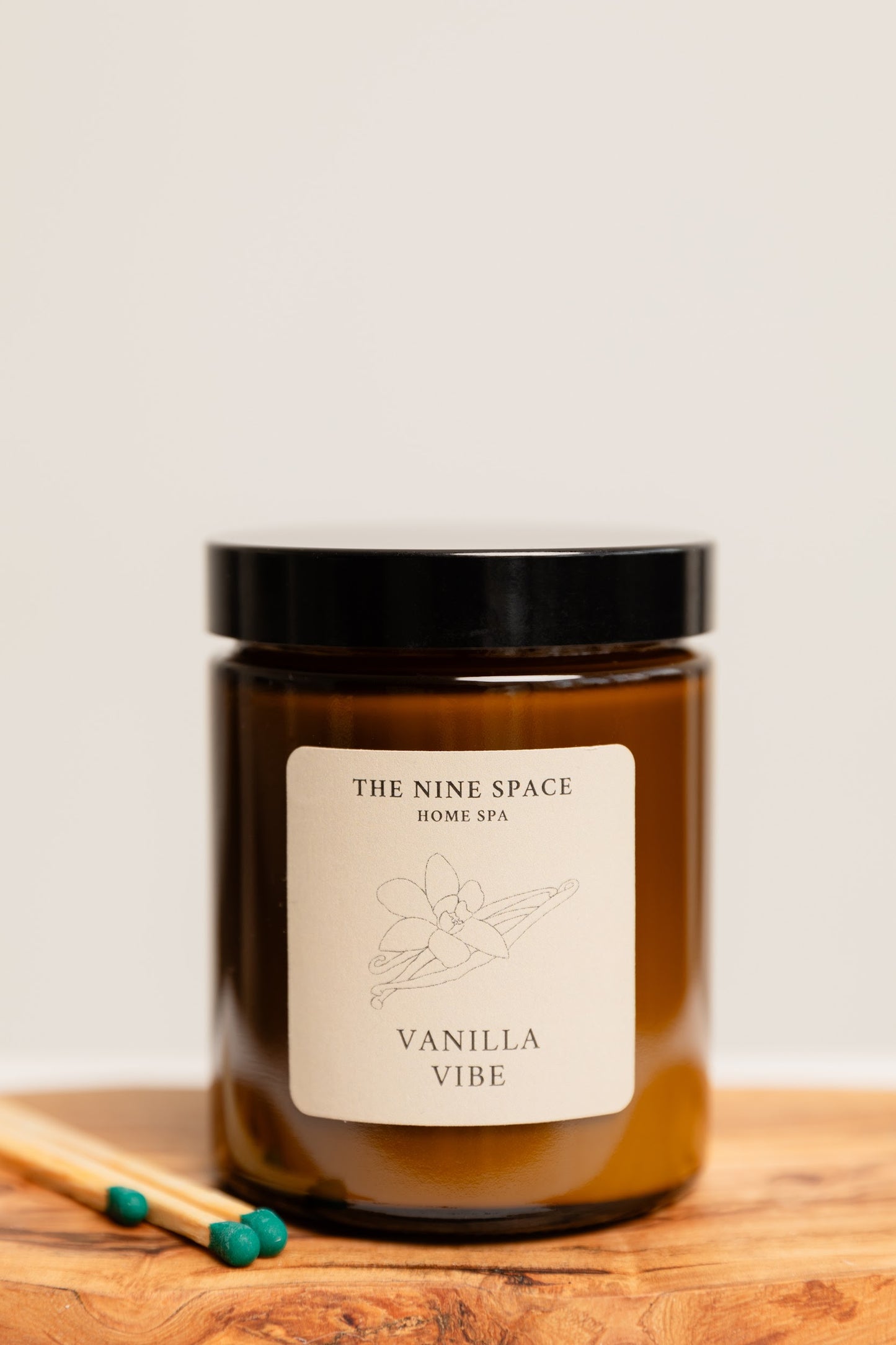 VANILLA Vibe Kerze - Braunglas