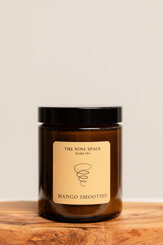 MANGO SMOOTHIE Kerze - Braunglas