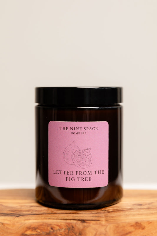 Letter from the FIG TREE Kerze - Braunglas