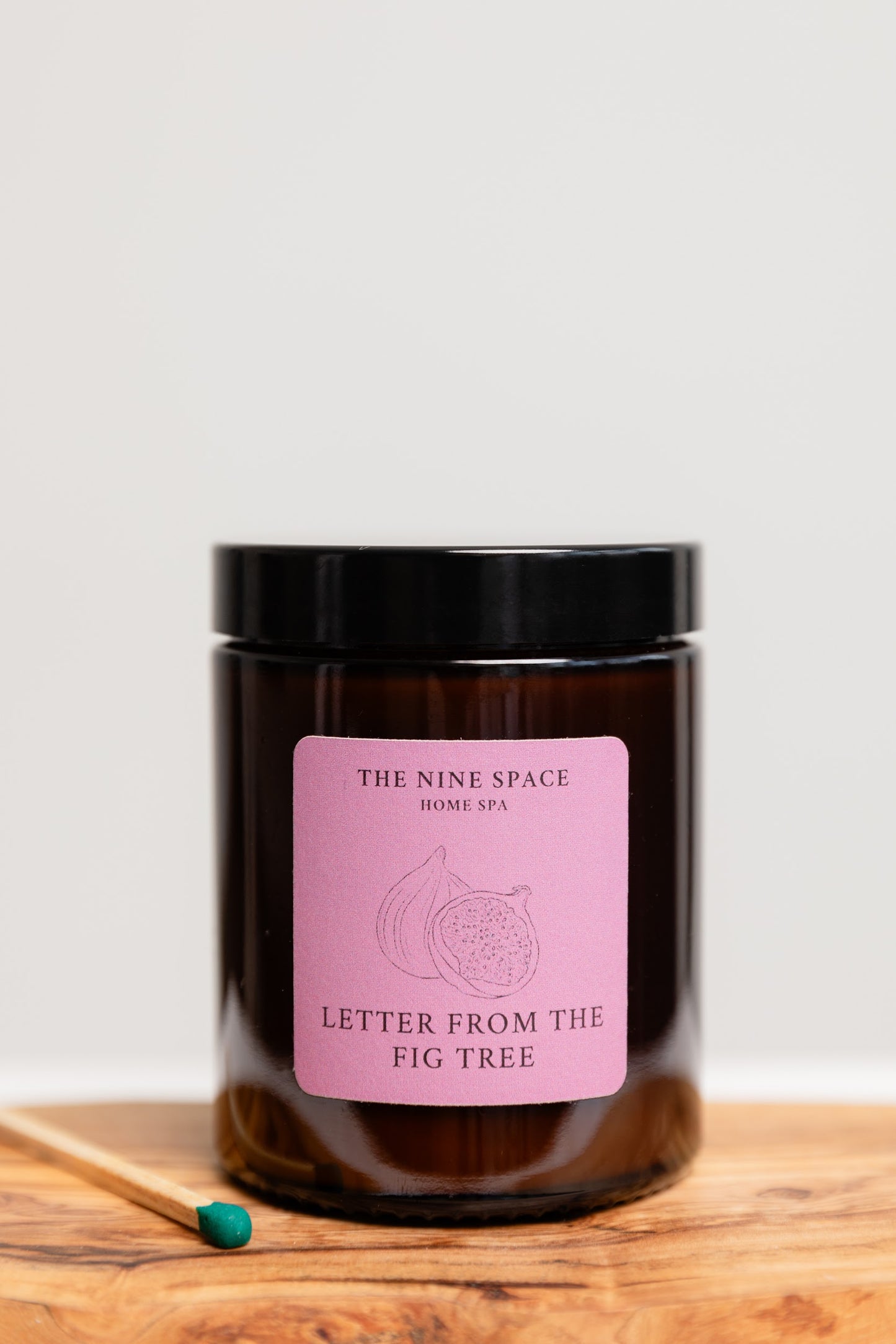 Letter from the FIG TREE Kerze - Braunglas