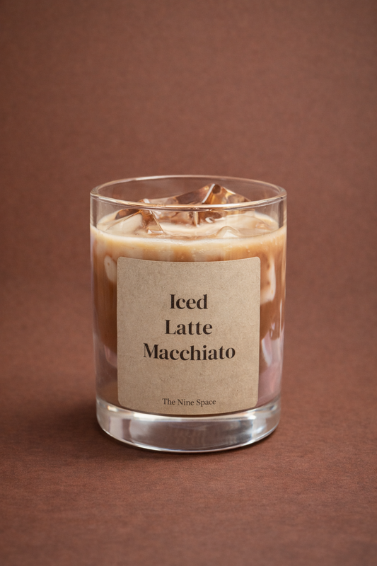 Iced Latte Macchiato – Kaffee Duftkerze im Iced-Drink-Look