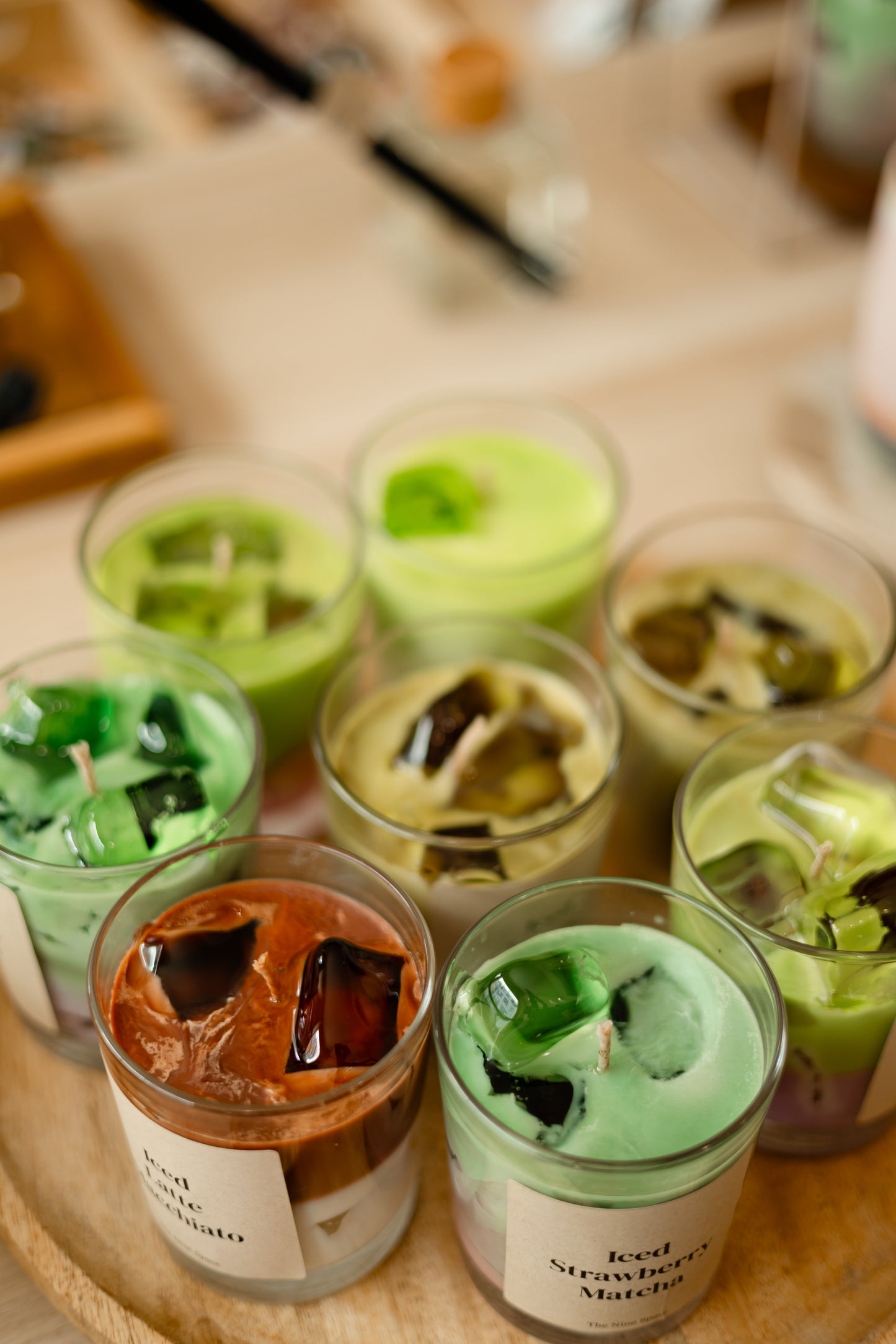 Iced MATCHA Latte – Matcha Duftkerze im Iced-Drink-Look