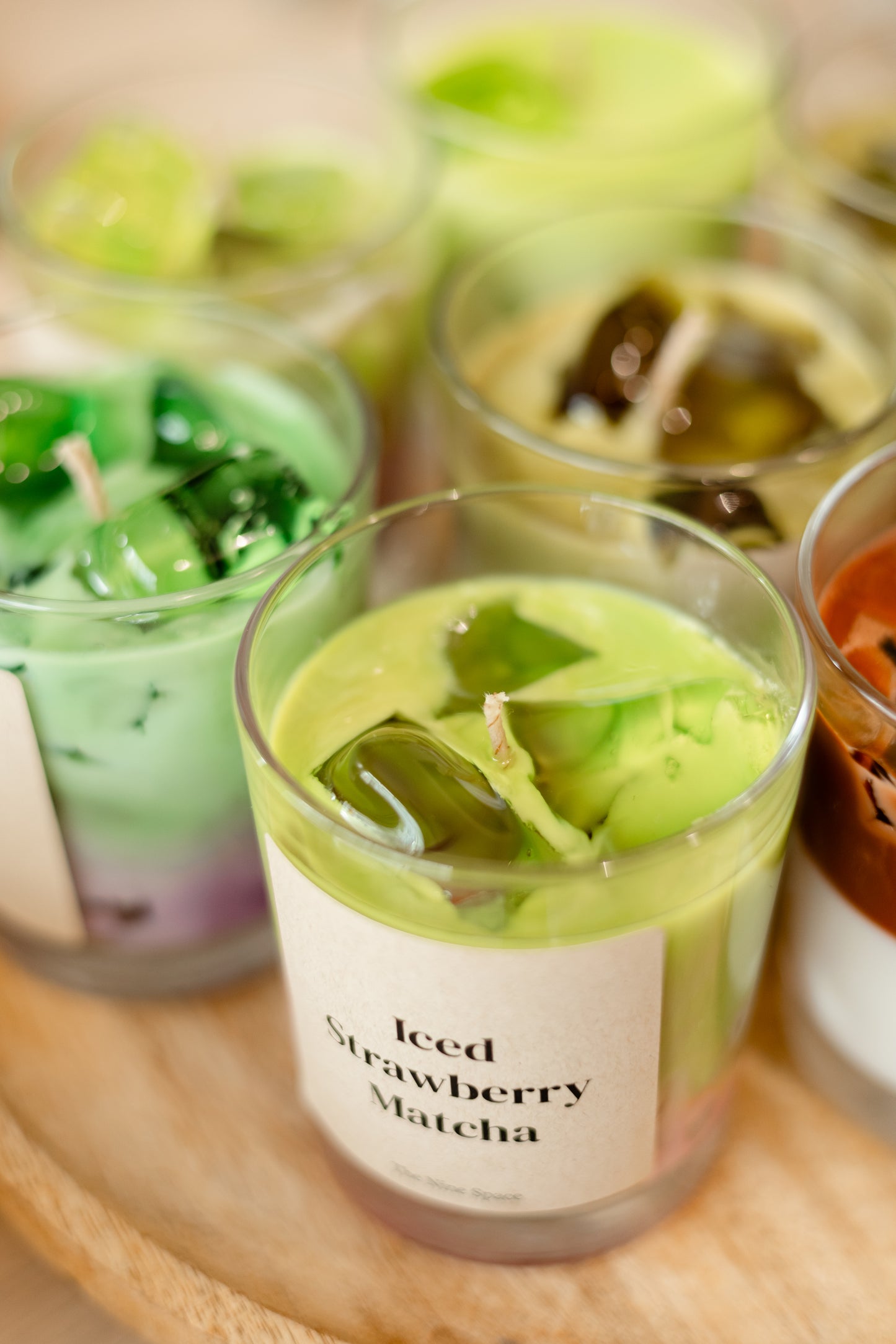 Iced MATCHA Latte – Matcha Duftkerze im Iced-Drink-Look