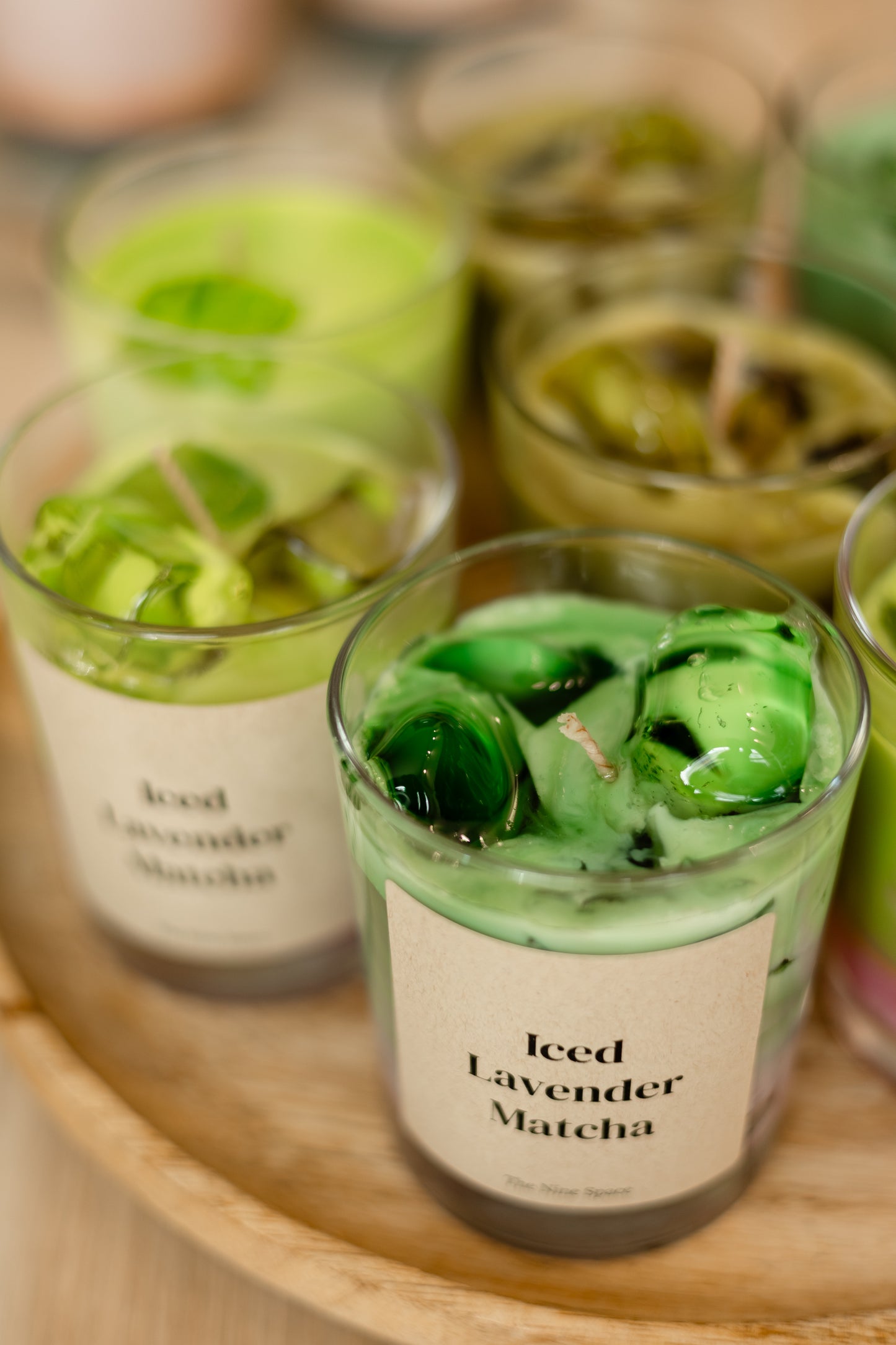 Iced LAVENDER Matcha – Lavendel Duftkerze im Iced-Drink-Look