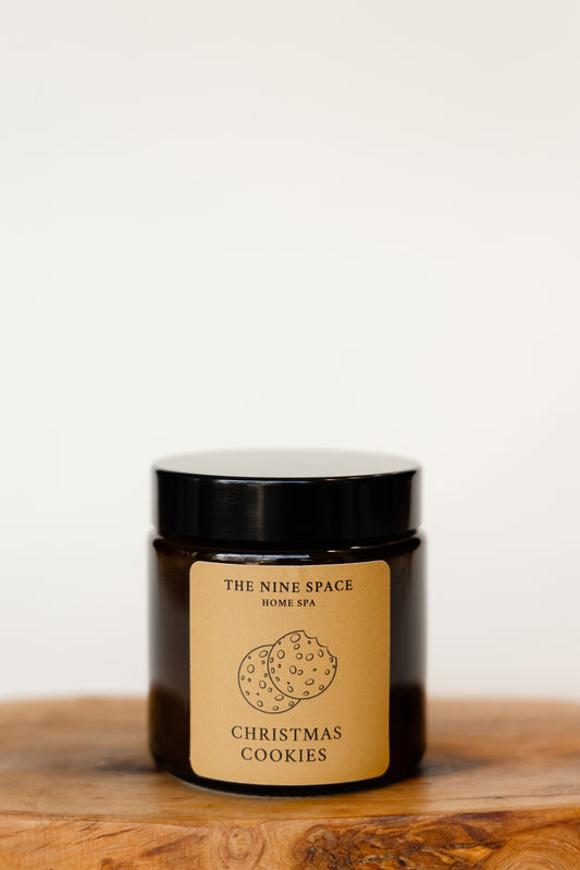 CHRISTMAS COOKIES Duftkerze Limited Edition Braunglas Mini | THE NINE SPACE