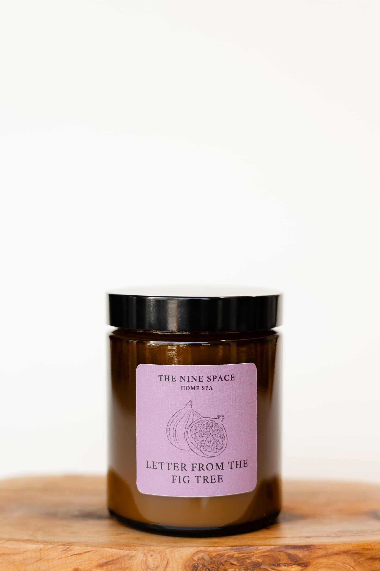 Letter from the FIG TREE Feige Duftkerze Braunglas | THE NINE SPACE