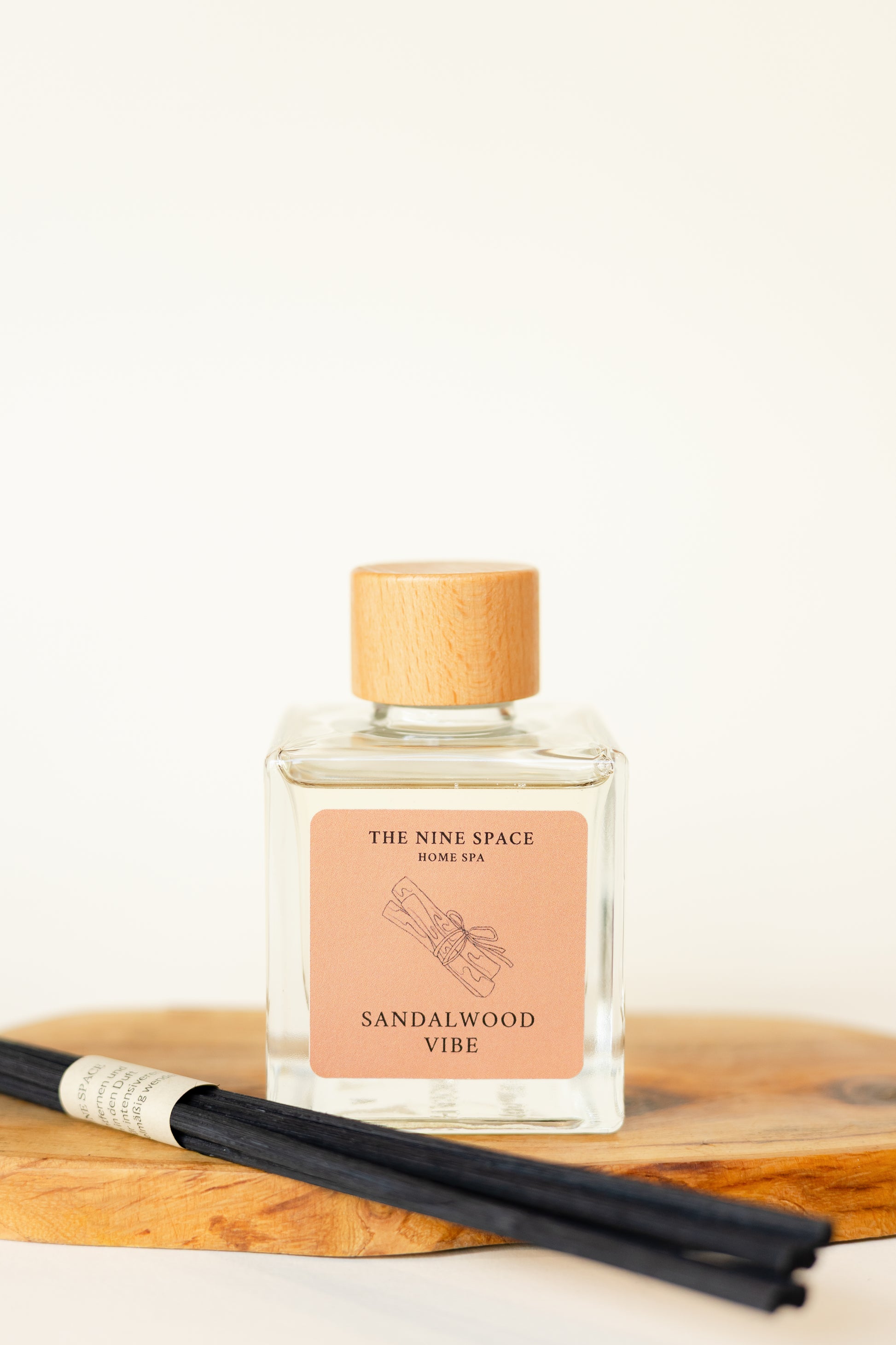 SANDALWOOD Vibe Raumduft Klarglas holzig cremig | THE NINE SPACE