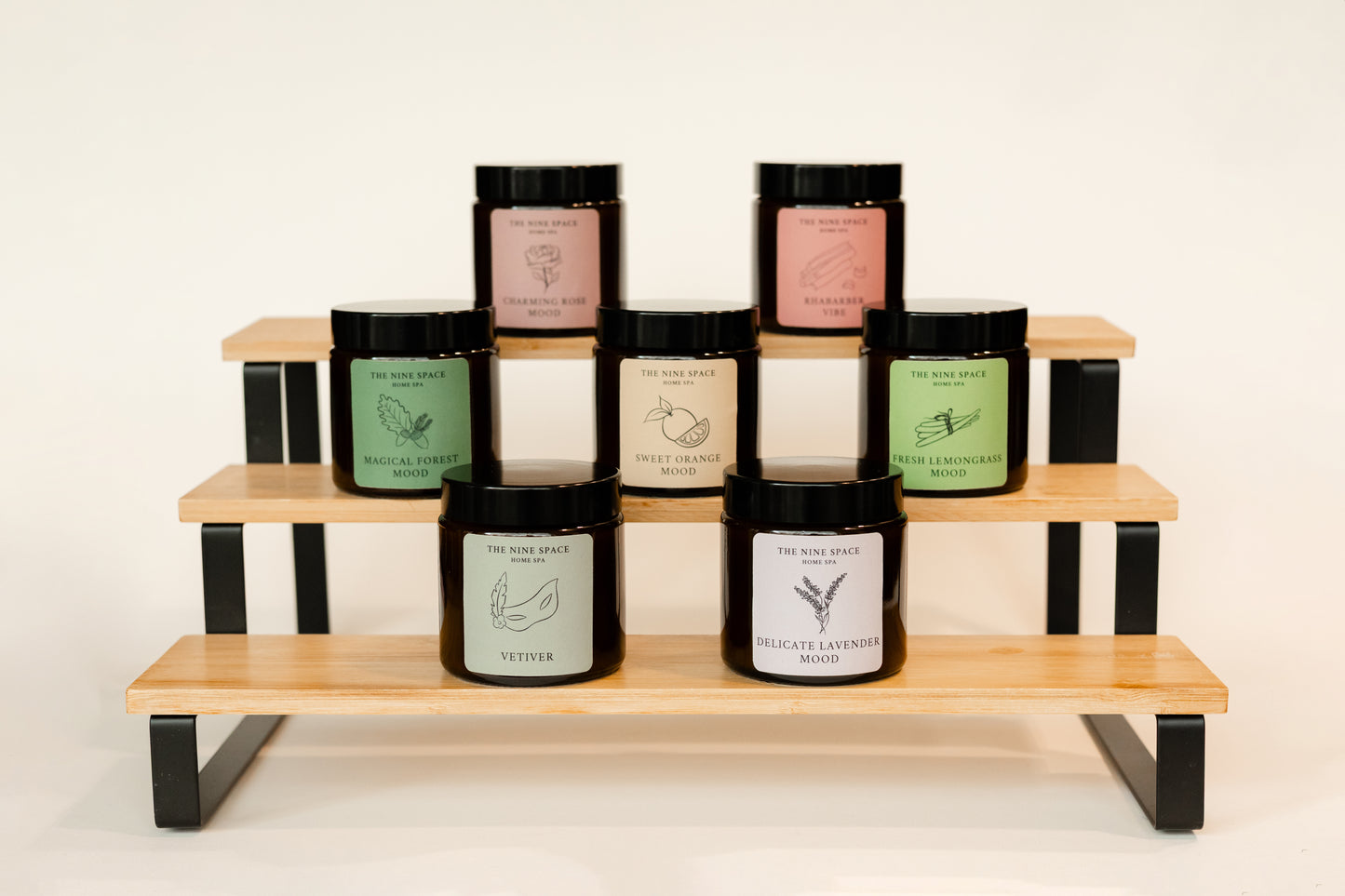 FRESH LEMONGRASS Mood Kerze - Braunglas Mini