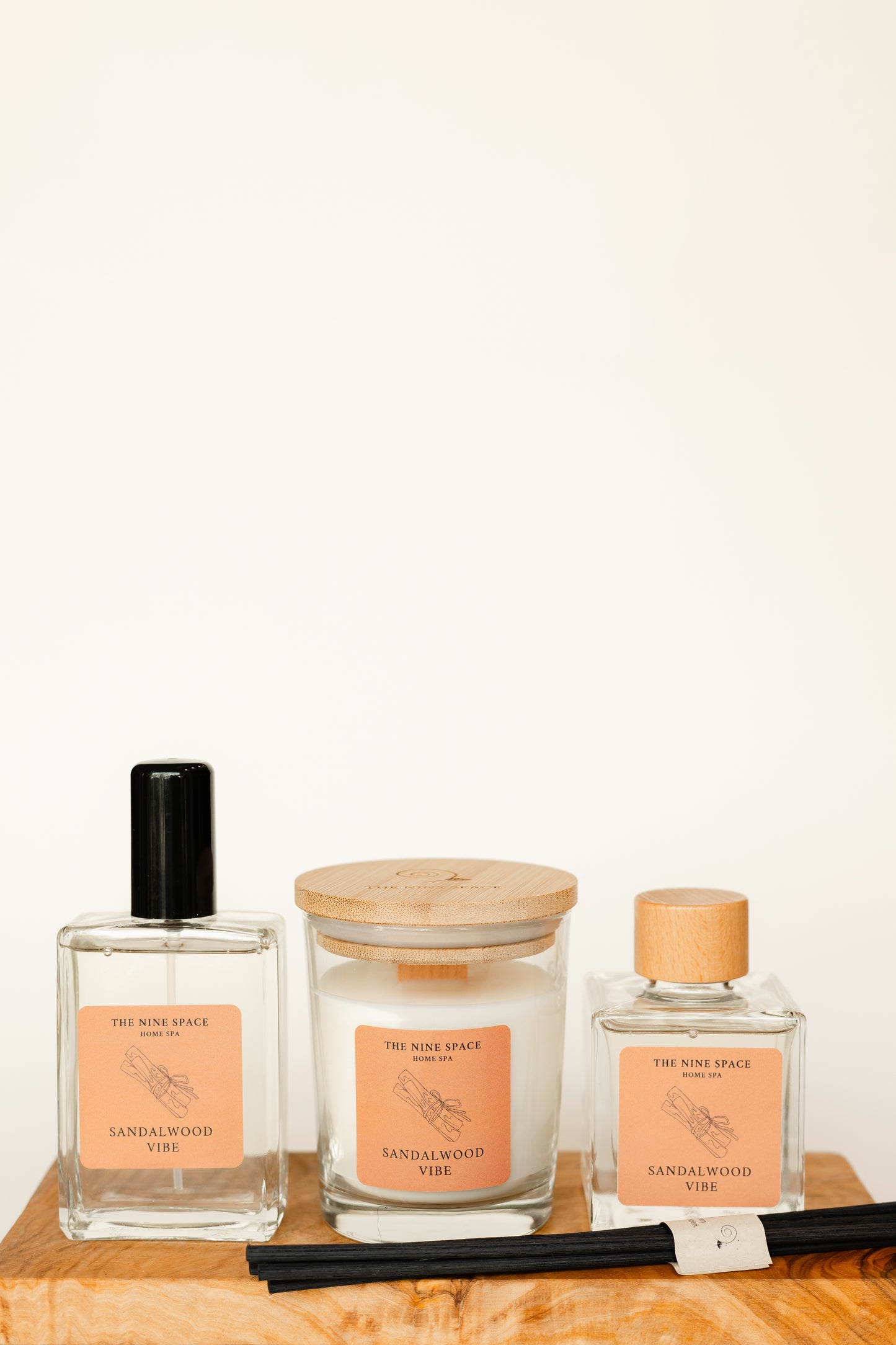 SANDALWOOD VIBE Raumspray - Klarglas
