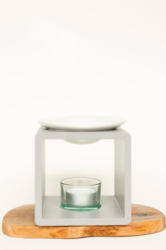 WÜRFEL Duftlampe – Geometrische Keramik-Duftlampe