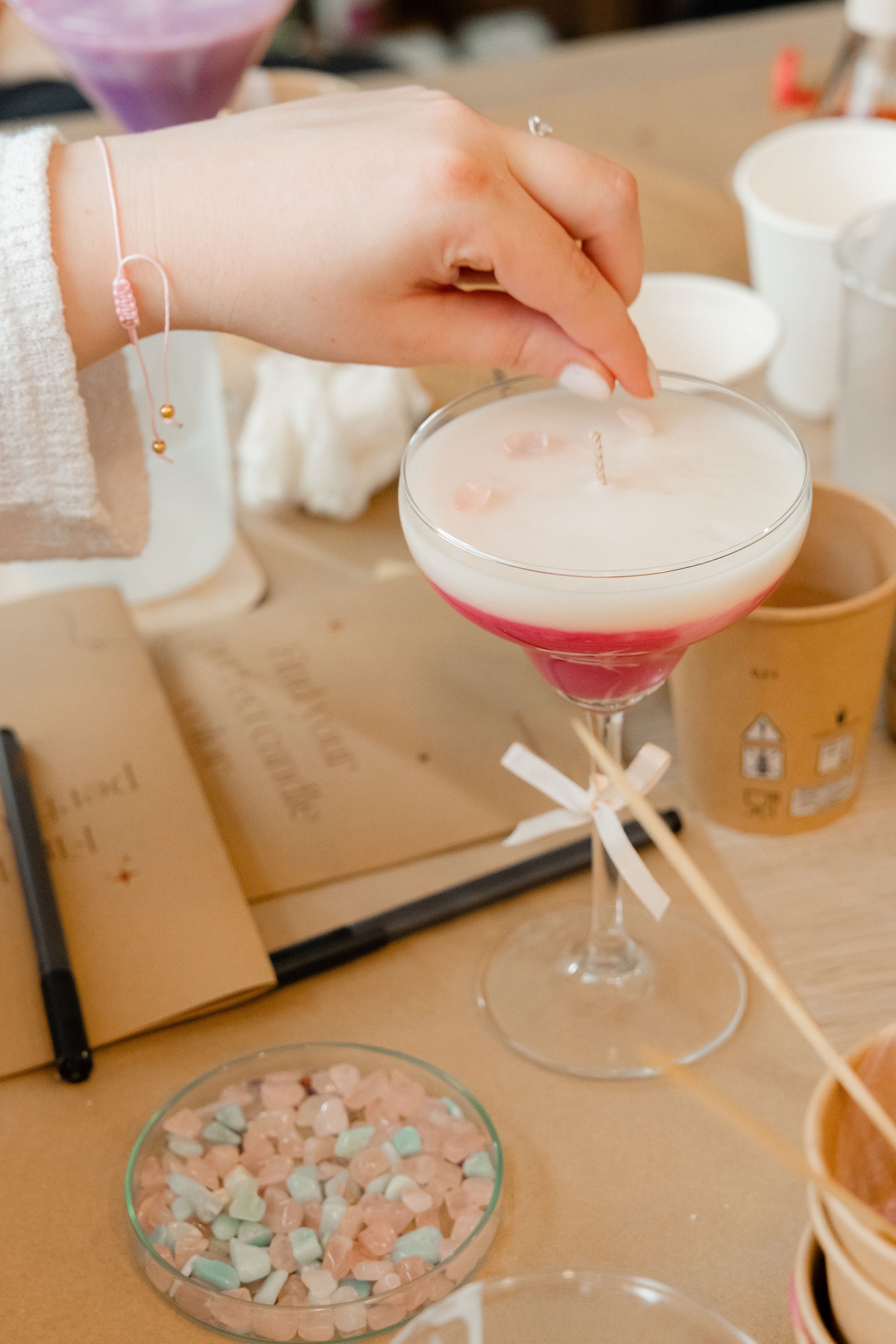 COCKTAIL CANDLE Workshop Hannover Kerzen giessen | THE NINE SPACE