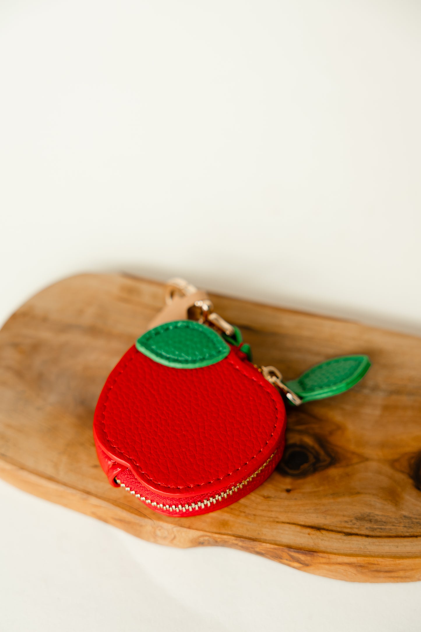 Taschenanhänger Obst | Kunstleder mit Reißverschluss