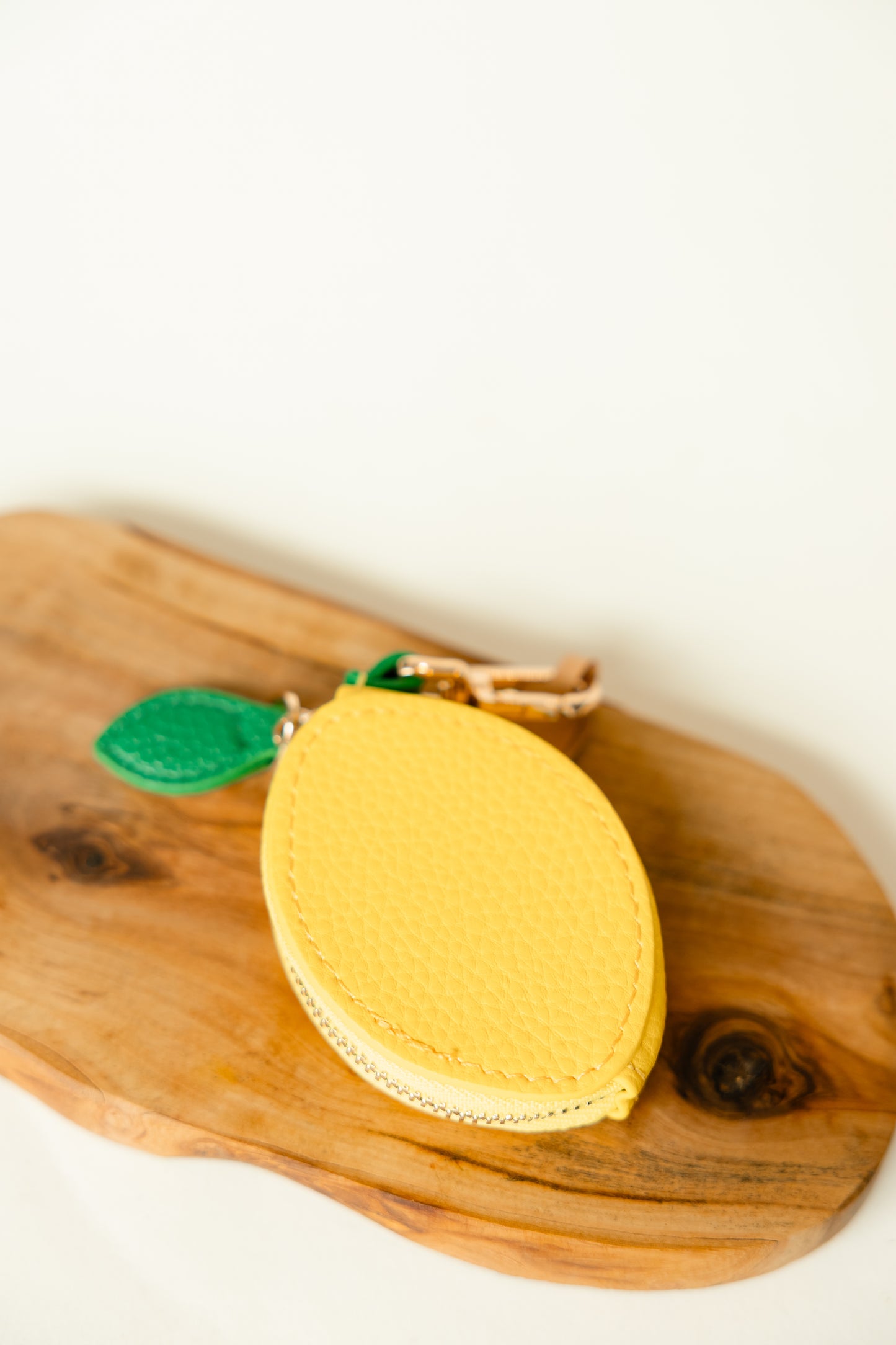Taschenanhänger Obst | Kunstleder mit Reißverschluss