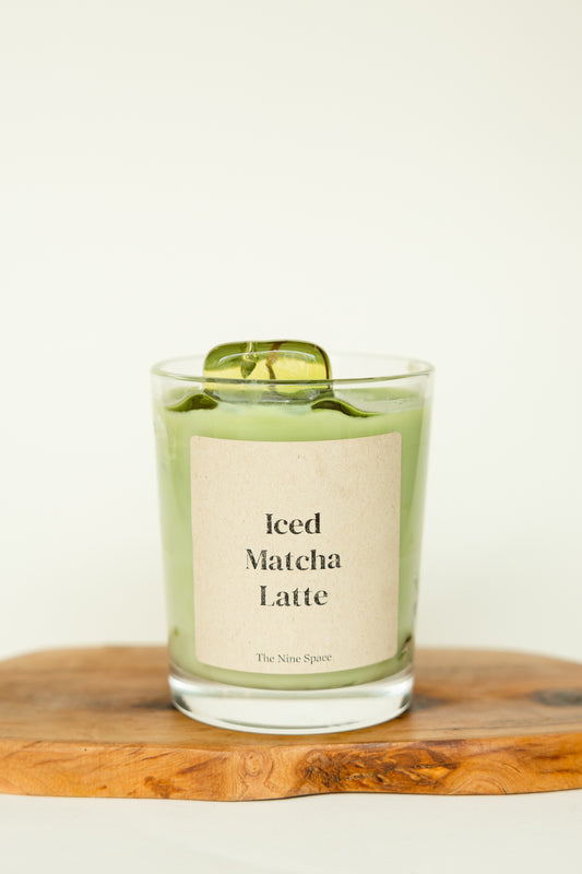 Iced MATCHA Latte – Matcha Duftkerze im Iced-Drink-Look