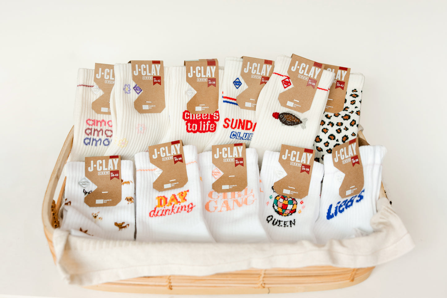 J-CLAY Socken – Statement-Socken mit Charakter