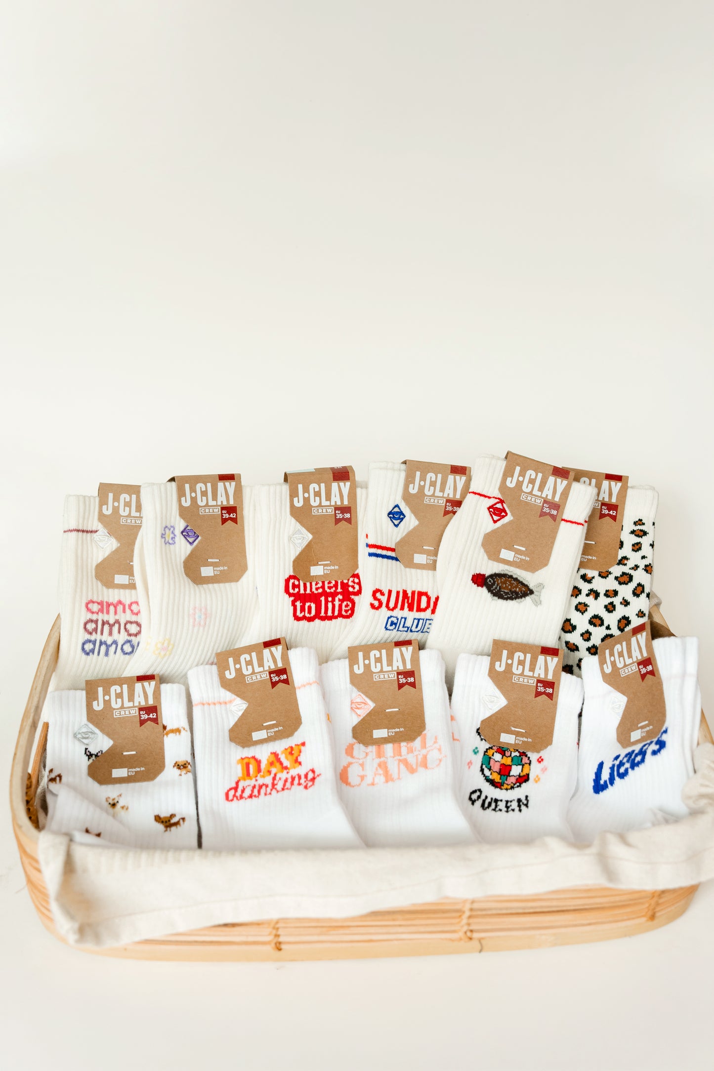 J-CLAY Socken – Statement-Socken mit Charakter