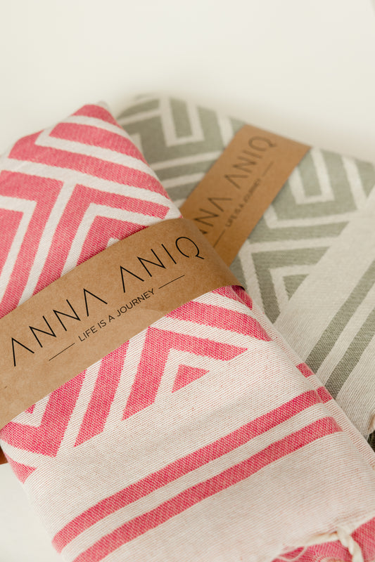 FOUTA ANNA ANIQ – Tunesisches Hamamtuch in Premium-Qualität