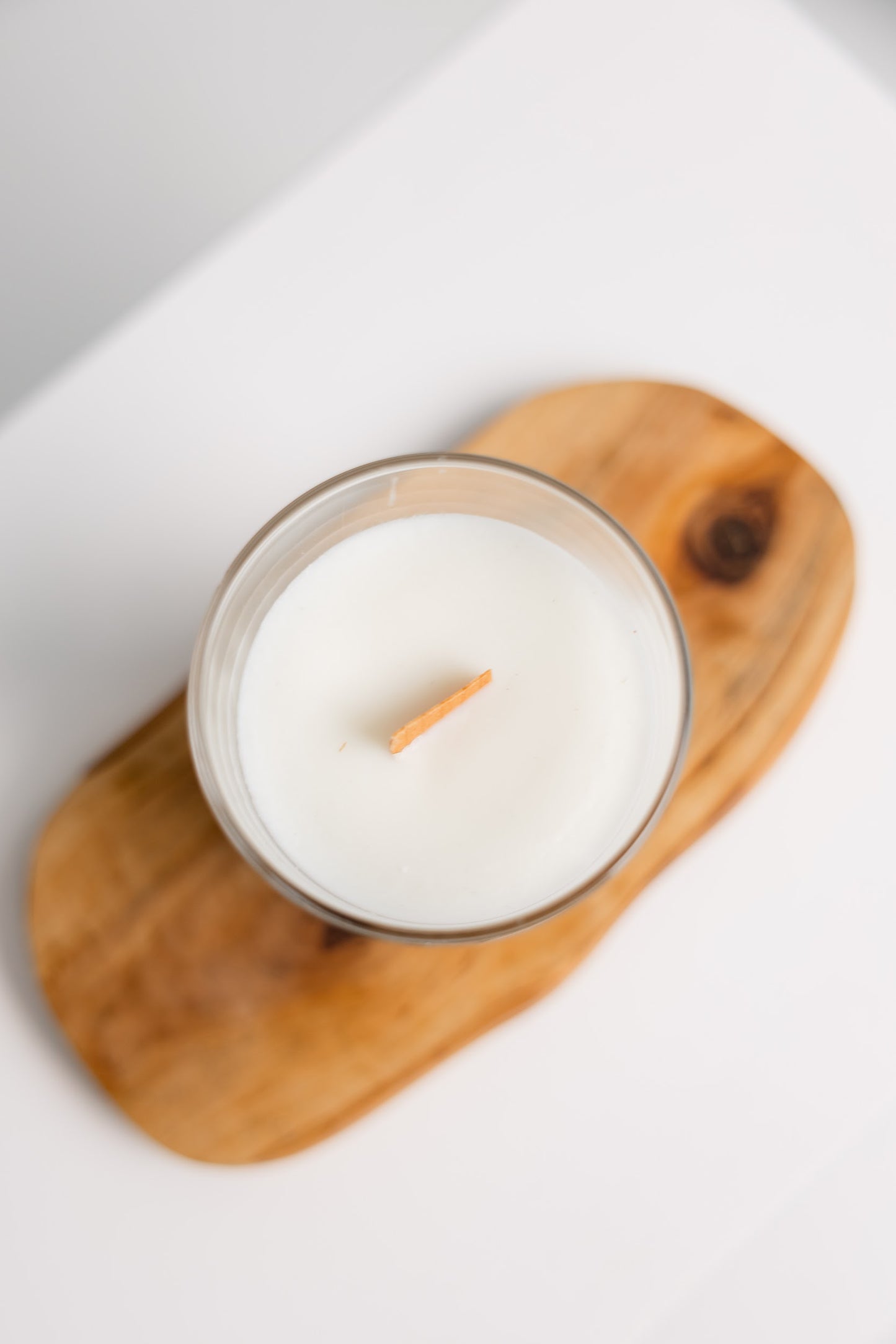 SWEET OUD Kerze - Klarglas mit Holzdocht