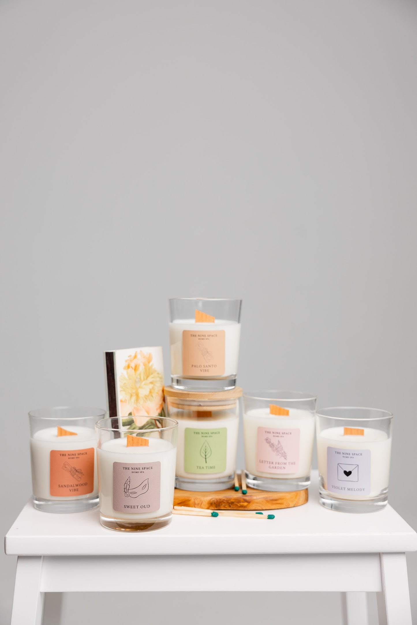 SWEET OUD Kerze - Klarglas mit Holzdocht